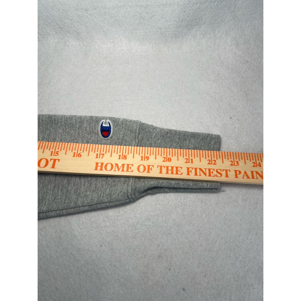Champion Women's PowerBlend Grey Fleece Hoodie with Logo in Script Size XS - Picture 12 of 13